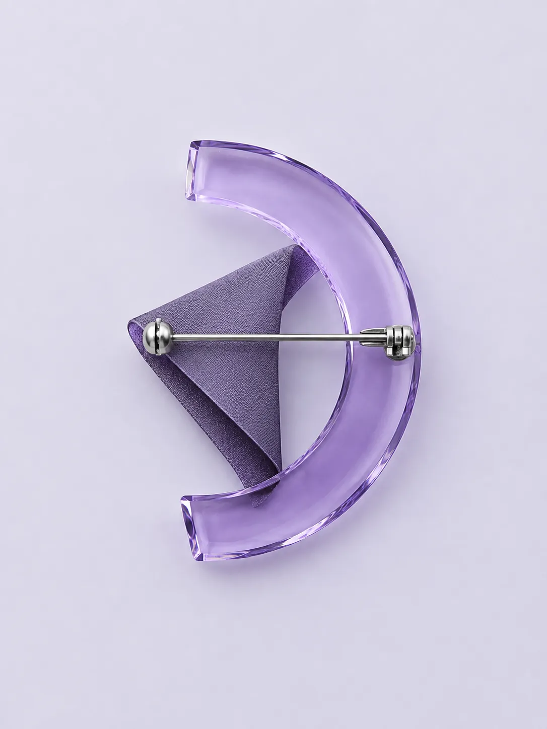 Arc Brooch – side view