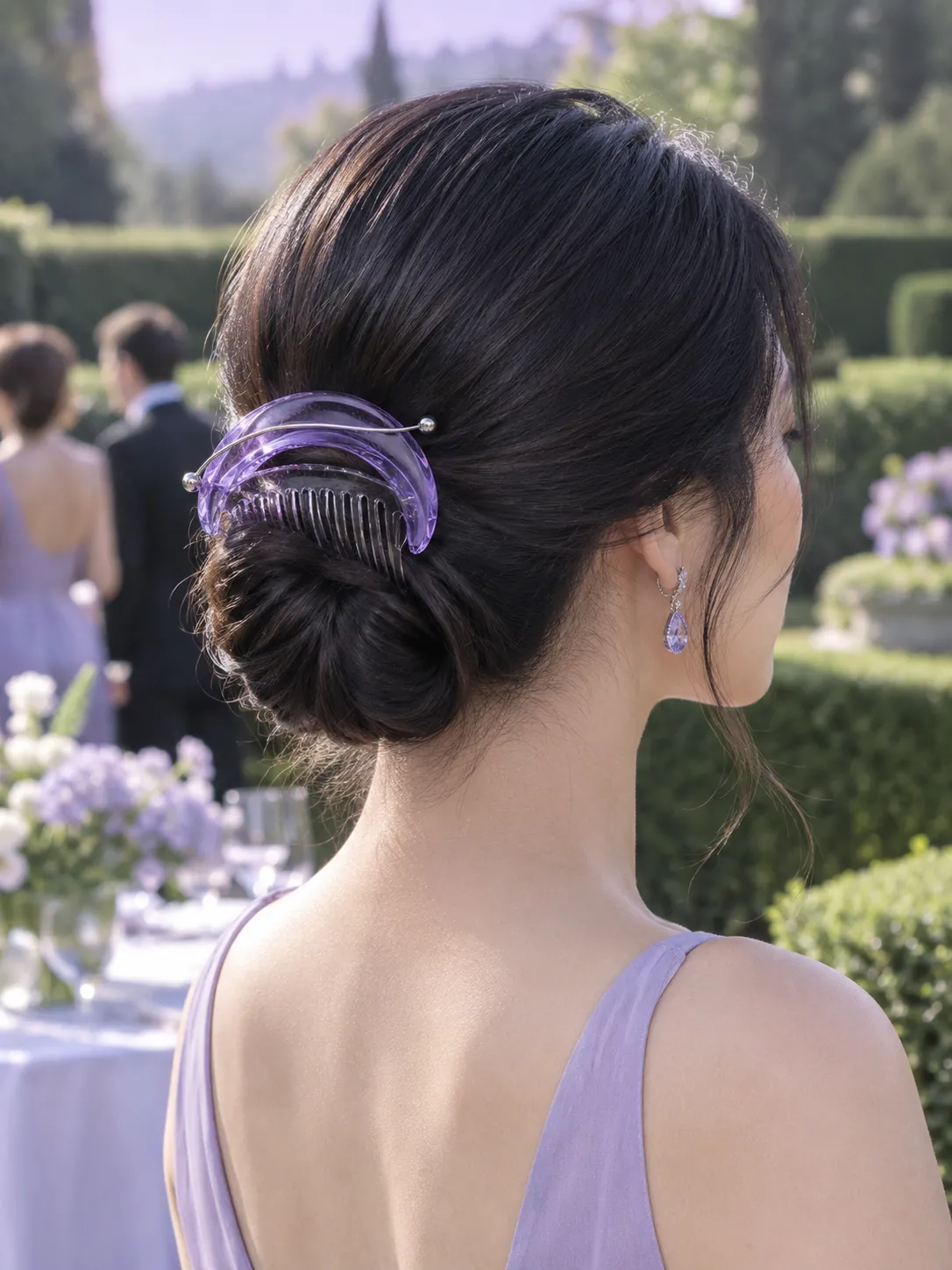 Arc Hair Comb – worn