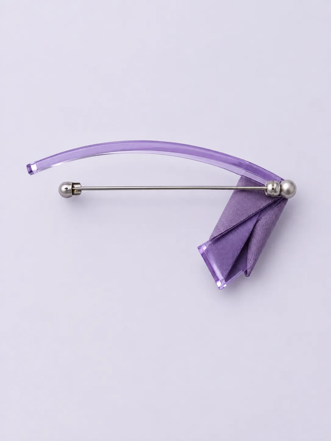 Cantilever Bar Brooch – side view