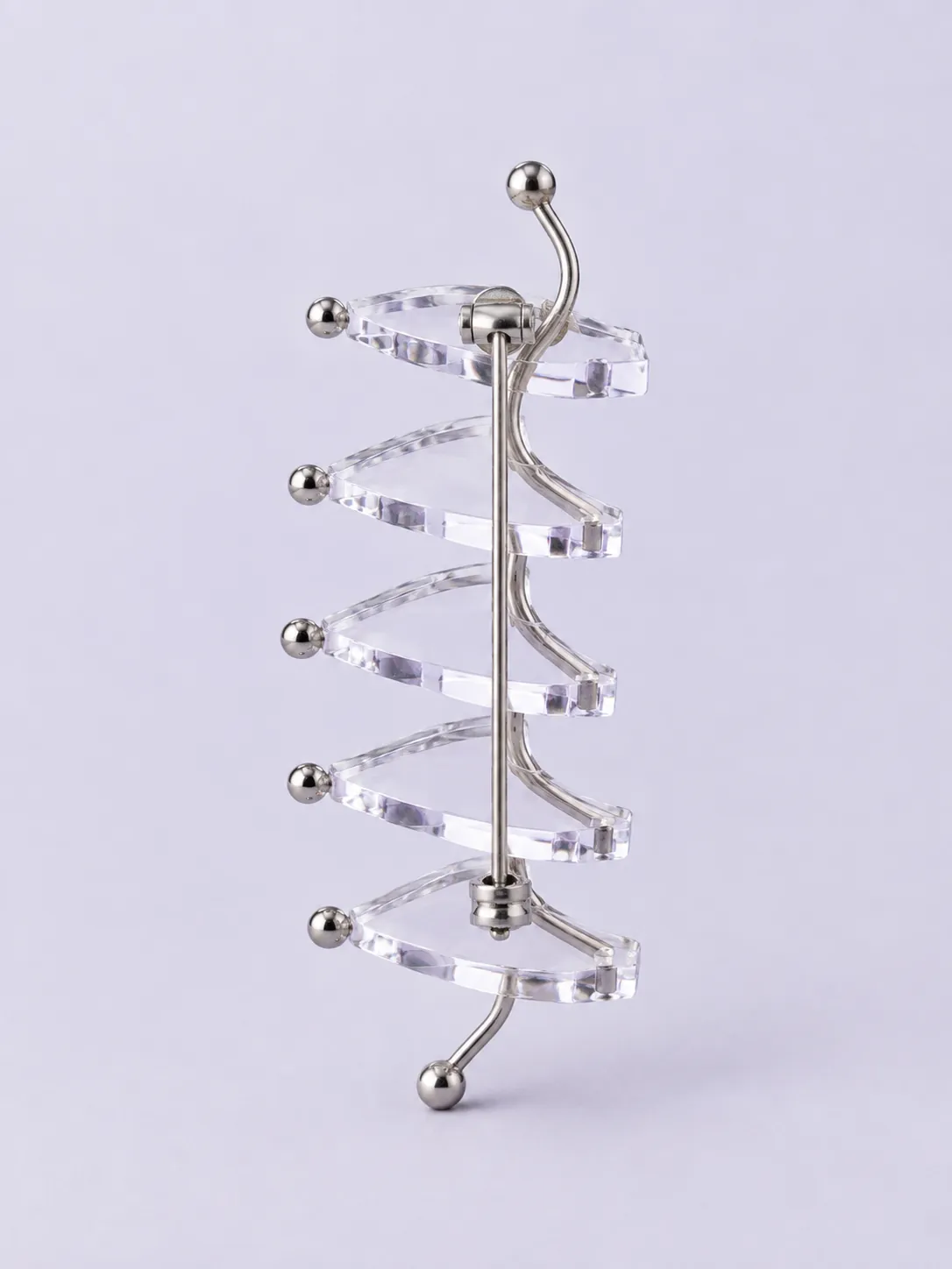 Helix Brooch – side view