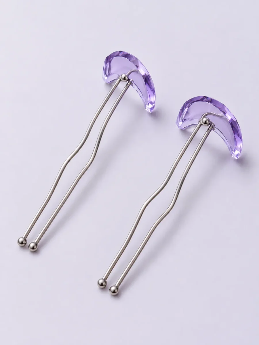 Parabola Hair Pins (set of 2) – side view