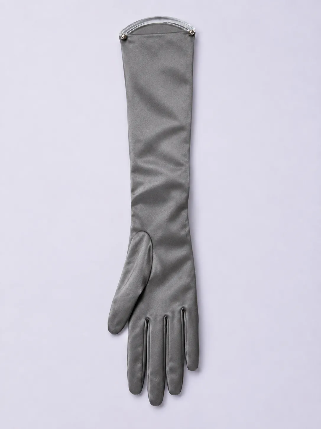 Opera Gloves — Smoke – side view
