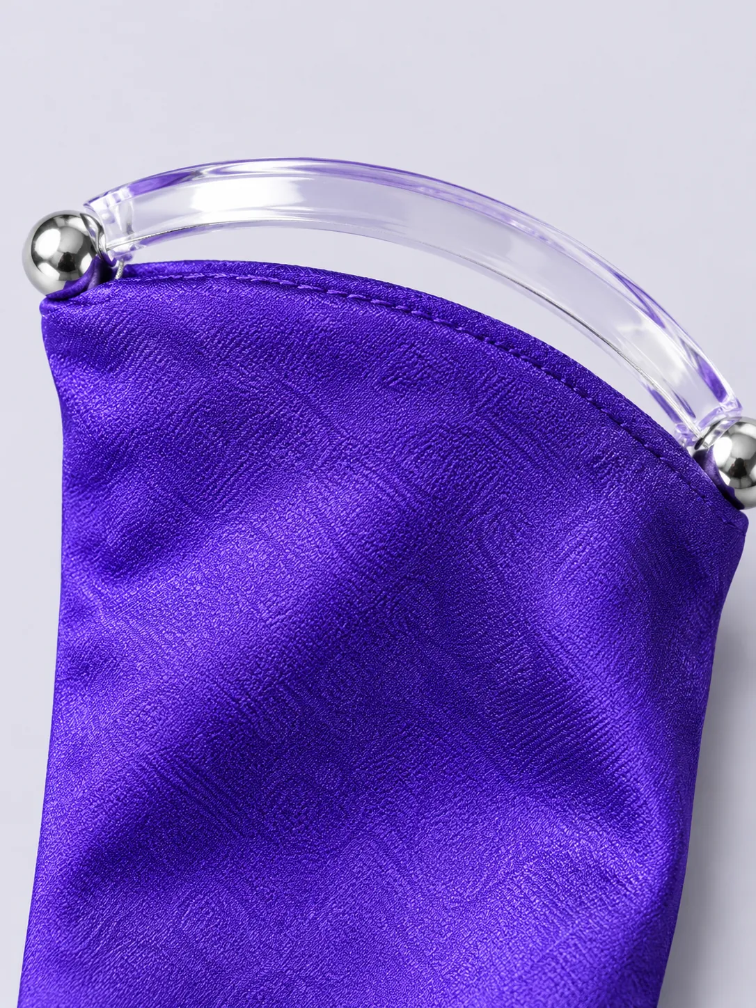 Opera Gloves — Electric Violet – detail