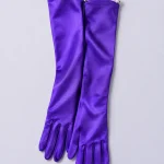 Opera Gloves — Electric Violet – studio photograph